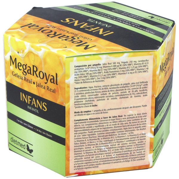 Dietmed Megaroyal Infans 20Ampollas