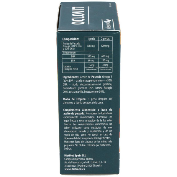 Dietmed Oclovit 60 Perlas