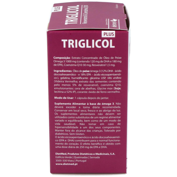 Dietmed Triglicol Plus 60 Perlas