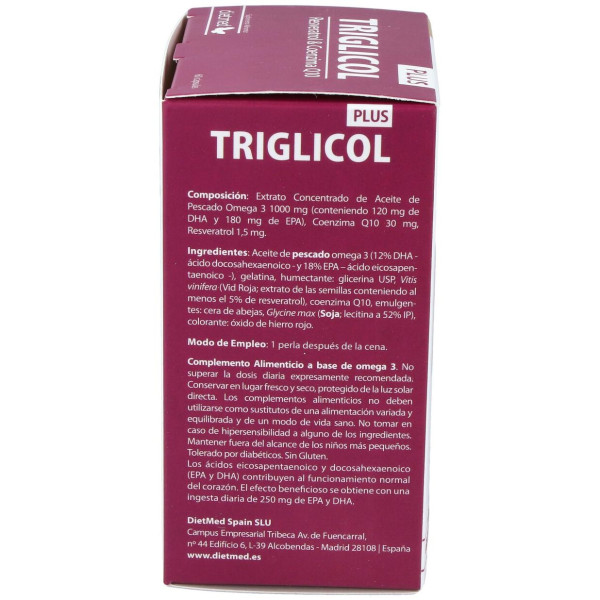 Dietmed Triglicol Plus 60 Perlas