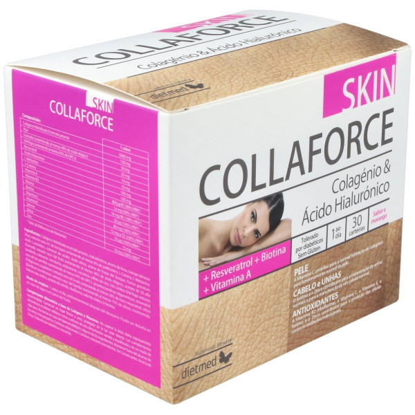 Dietmed Collaforce Skin Colágeno Y Ácido Hialurónico 30Sobres