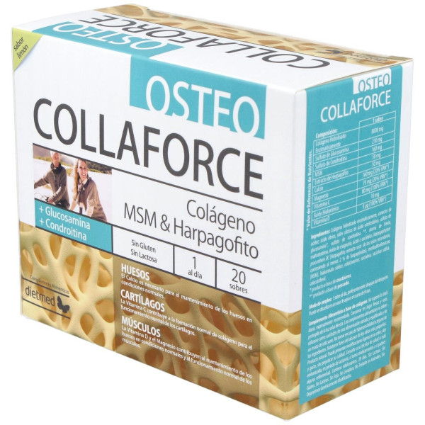 Dietmed Osteo Collaforce Colágeno 20 Sobres