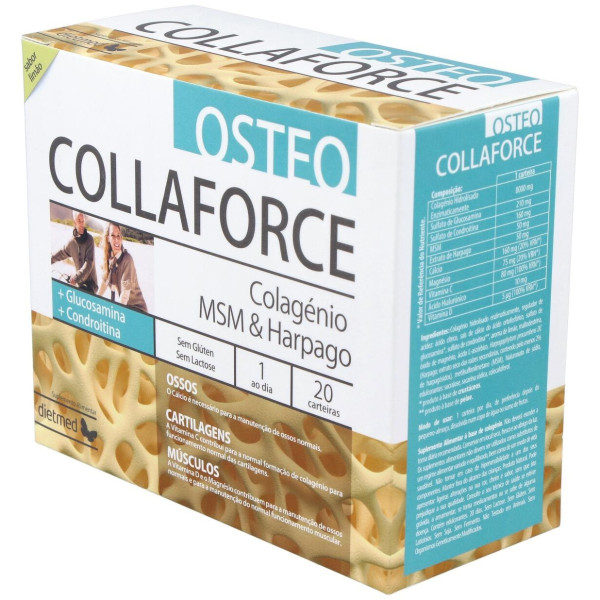 Dietmed Osteo Collaforce Colágeno 20 Sobres