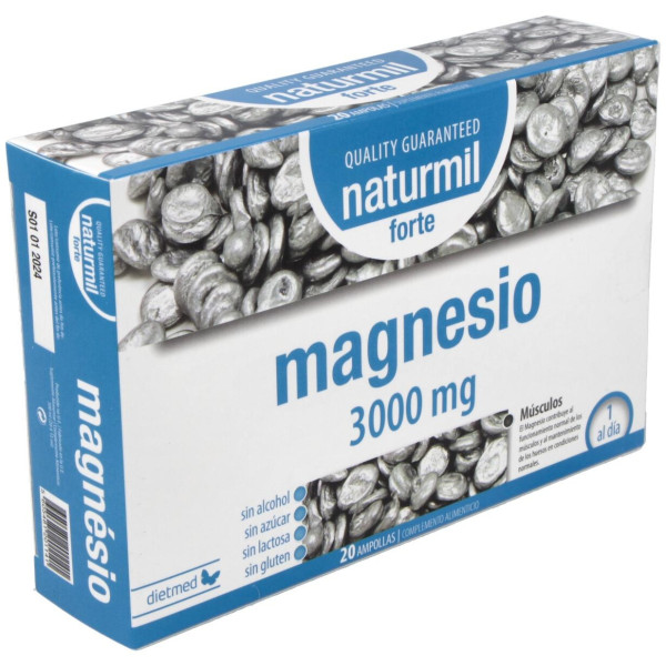 Naturmil Magnesio Forte 3000 Mg 20X15Ml