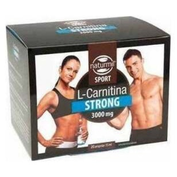 Naturmil L-Carnitina Strong 3000 Mg 20 Ampollas De 15 Ml