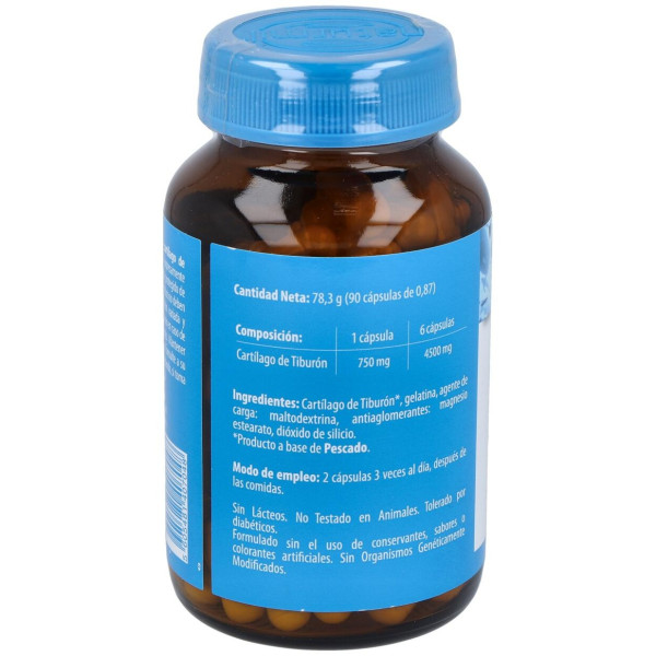 Cartilago De Tiburon 750Mg. 90Cap.