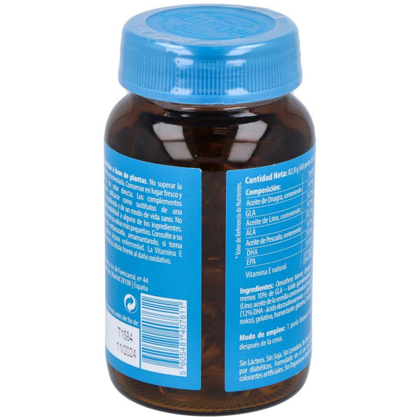 Naturmil Omega 3_6 Y 9 Aceite De Pescado_ Lino Y Onagra 60 Perla