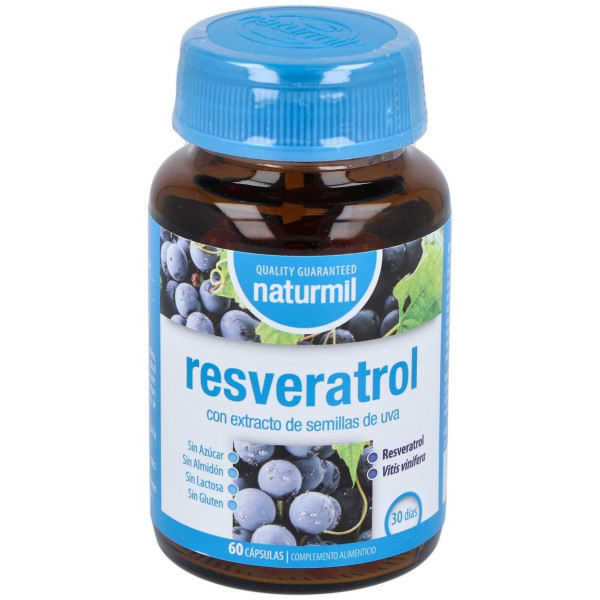 Naturmil Resveratrol Con Extracto De Semilla De Uva 60 Capsulas