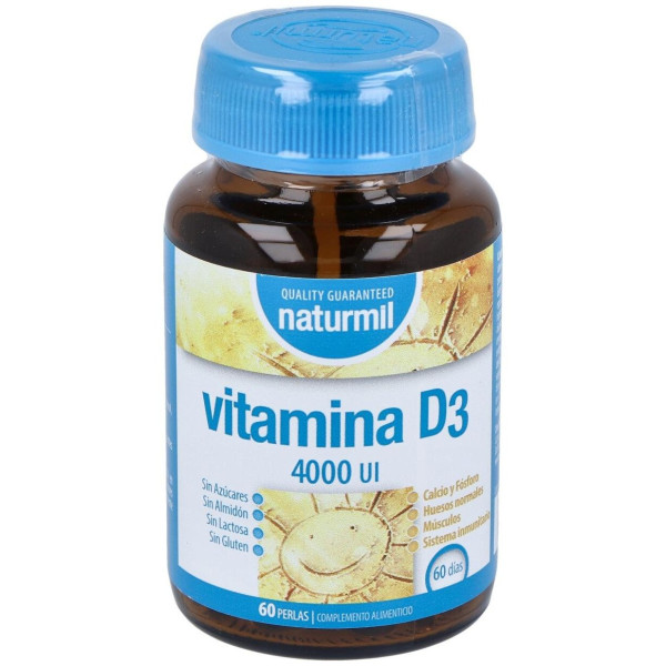 Naturmil Vitamina D3 4000Ui 60 Capsulas