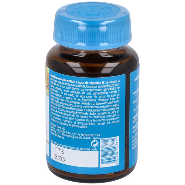 Naturmil Vitamina D3 4000Ui 60 Capsulas