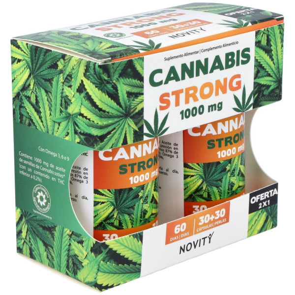 Cannabis Strong 1000Mg. 30+30Cap.