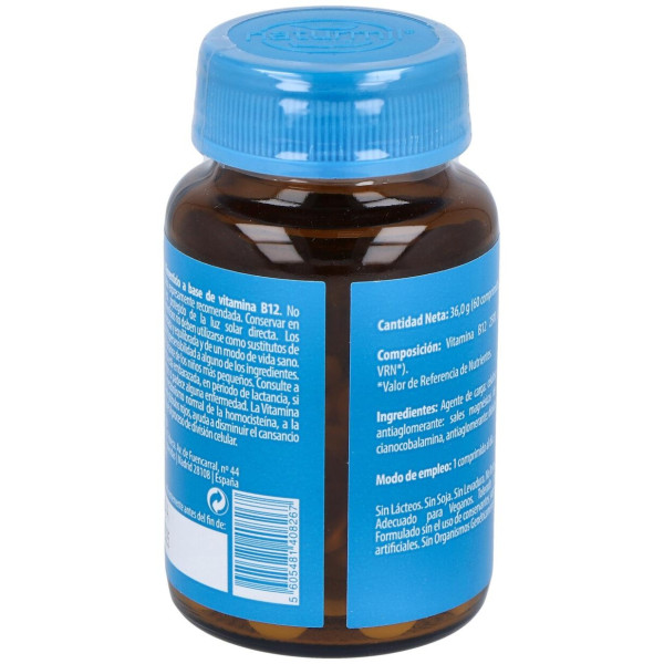 Naturmil Vitamina B12 2500Ug 60 Comprimidos