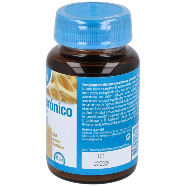 Naturmil Acido Hialuronico 120 Mg Con Vitamina C 45 Comprimidos