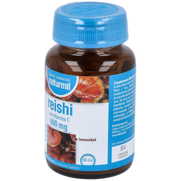 Reishi 600Mg. Con Vitamina C 60Comp.