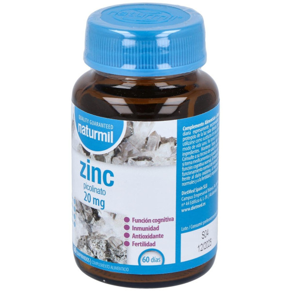Naturmil Zinc 20Mg Picolinato 60Comp