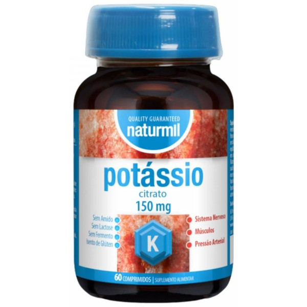 Naturmil Citrato De Potasio 150Mg 60Comp