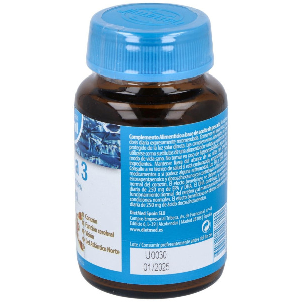 Naturmil Omega 3 Epa 18% E Dha 12% Vitamina E 1000Mg 30Caps