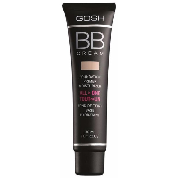Gosh Copenhagen Bb Cream Foundation Primer Moisturizer 02 Beige 30Ml