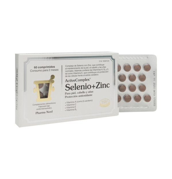 Activecomplex Selenio + Zinc (60 Comprimidos) - Pharma Nord