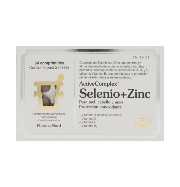Activecomplex Selenio + Zinc (60 Comprimidos) - Pharma Nord