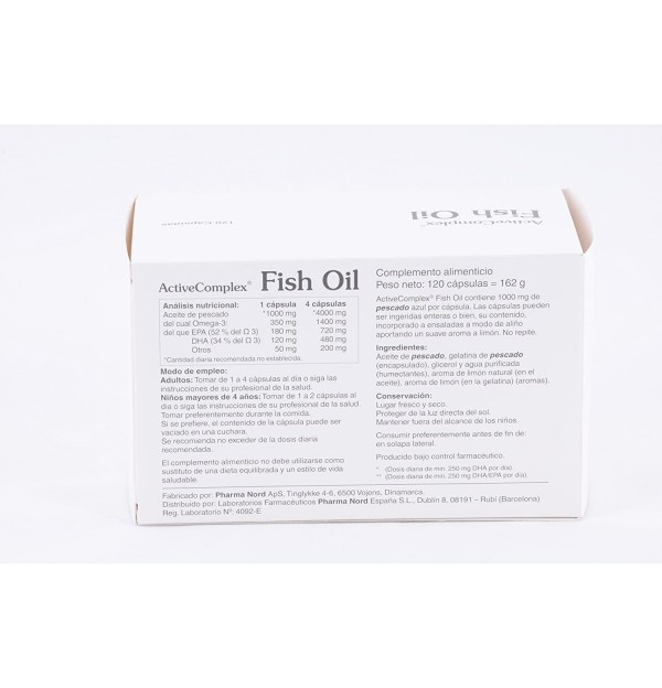 Activecomplex Fish Oil (120 Capsulas)