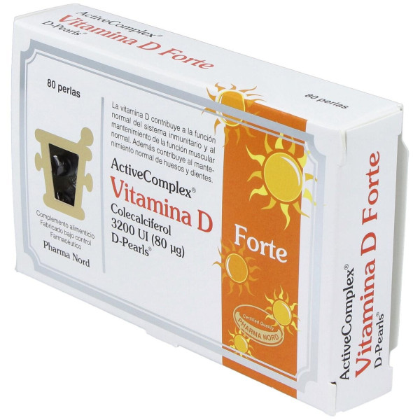 Activecomplex Vitamina D 3200Ui 80 Perlas