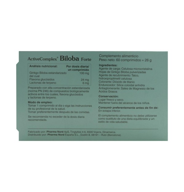 Activecomplex Biloba Forte (60 Comprimidos)