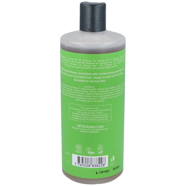 Urtekram Champú De Aloe Vera Para Cabello Normal Bio 500Ml