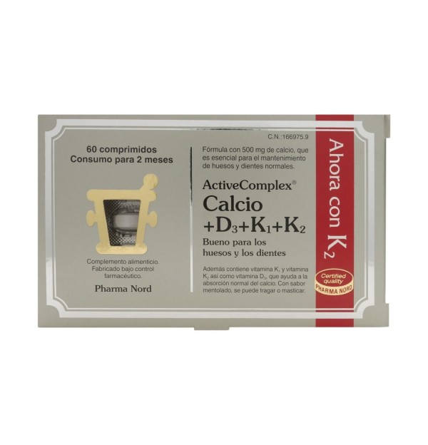 Activecomplex Calcio+D3+K (60 Comprimidos)