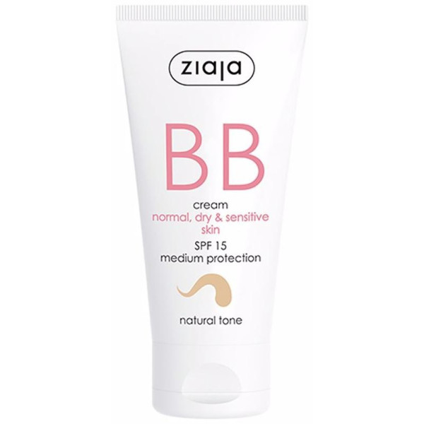 Ziaja Bb Cream Pieles Normales, Secas Y Sensibles Spf15 Tono Natural 50Ml