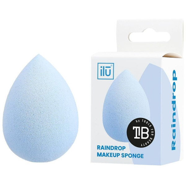 Ilū Raindrop Makeup Sponge Blue 1Ud