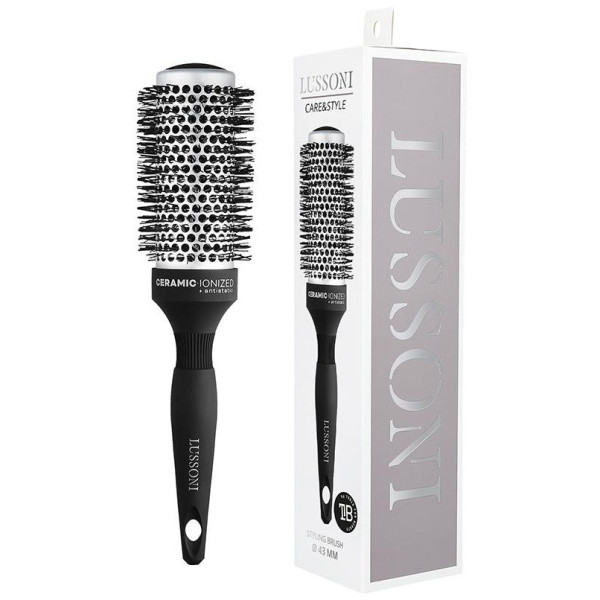 Lussoni Care Y Style Round Silver Styling Brush 43Mm 1Ud