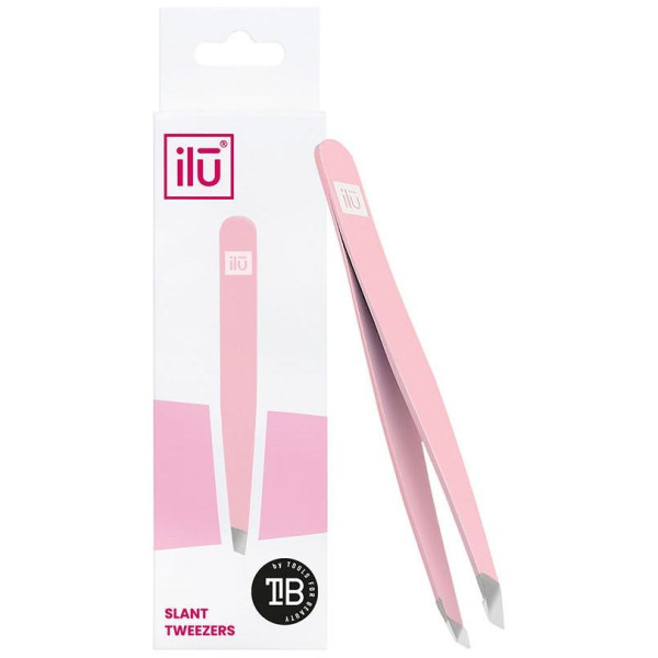 Ilū Slant Tweezers Pink Pink 1Ud