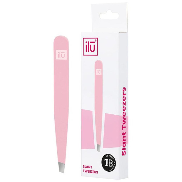 Ilū Slant Tweezers Pink Pink 1Ud