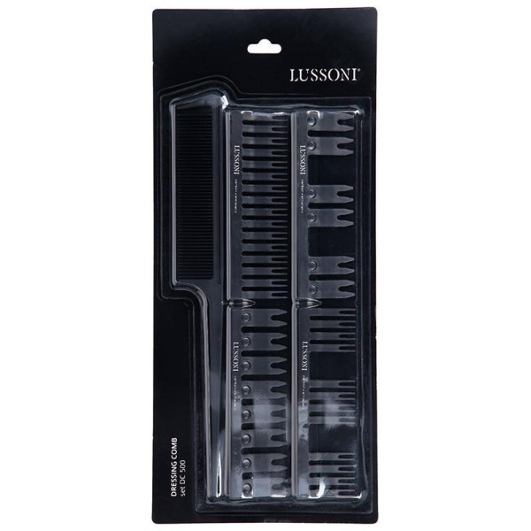 Lussoni Juego De Peines 500 Lote 5 Pz
