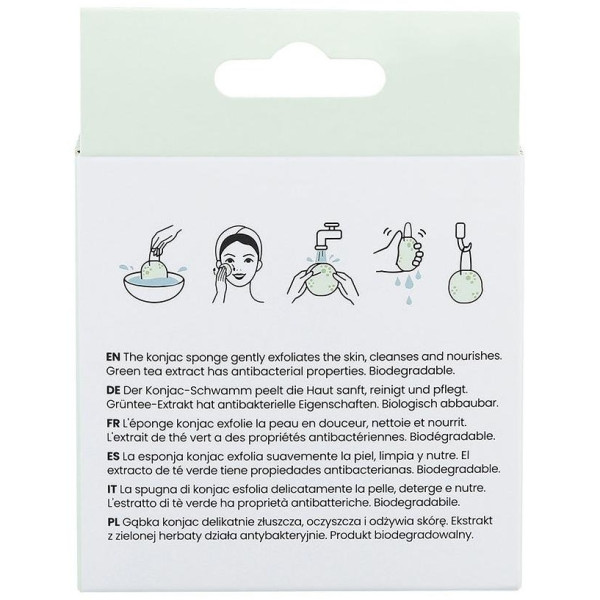 Konjac Esponja Green Tea 1 U