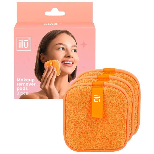 Discos Desmaquillantes Cuadrado Naranja 3 U