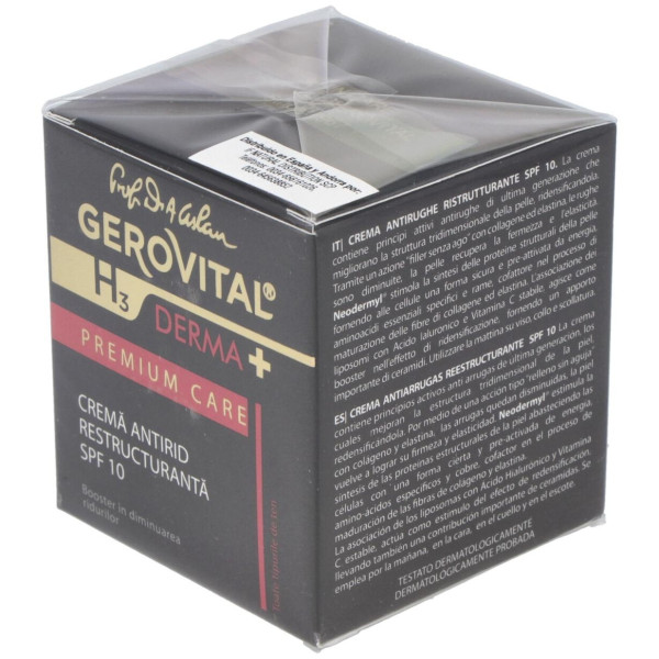 Gerovital H3 Crema Antiarrugas Reestructurante Spf10 50Ml
