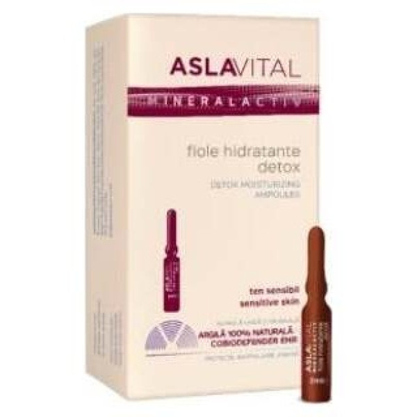 Aslavital Ampollas Hidratantes Detoxificantes 7X2Ml