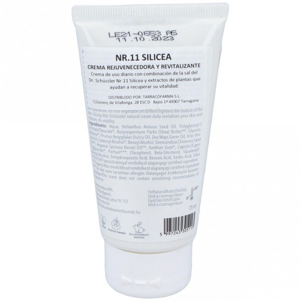 Schussler Natur Nº11 Silicea Crema 75Ml.