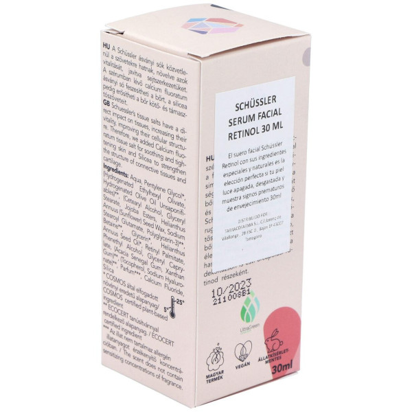Schussler Natur Serum Facial Retinol 1% 30Ml.