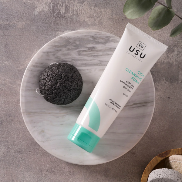 Espuma Limpiadora con CICA pH 5.5, 120 ml. - Usu Cosmetics