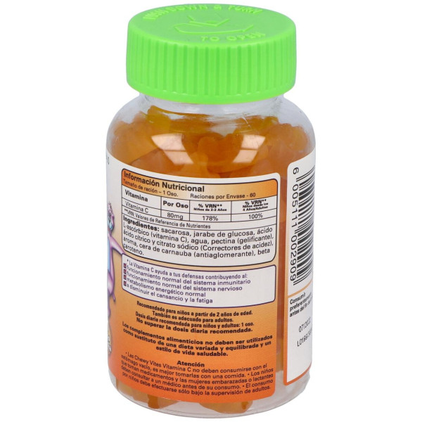 Chewy Vites Vitamina C Infantil 60Ud.