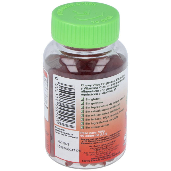 Chewy Vites Propoleo Y Echinacea Infantil 60Ud.
