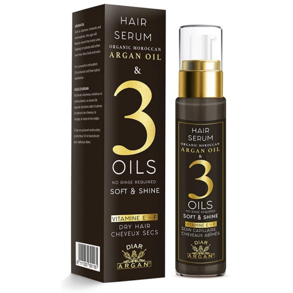 Diar Argan Sérum Capilar Bioactivo De Argán Y Tres Aceites Esenciales 50Ml