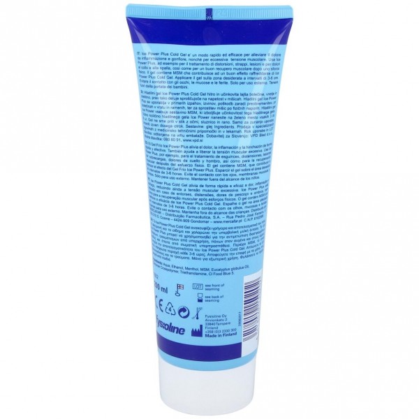 Ice Porwer Gel Frío Plus Con Msm, 200 Ml