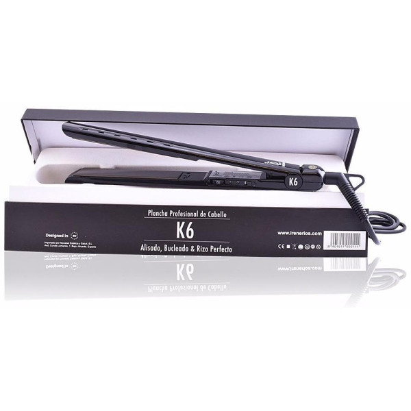Irene Rios K6 Plancha Para El Cabello Negra 1Ud