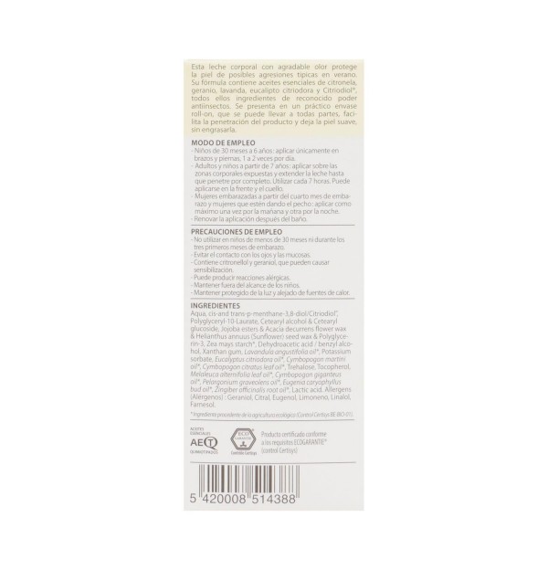 Aromapic Roll On Citronela Plus (1 Envase 75 Ml)