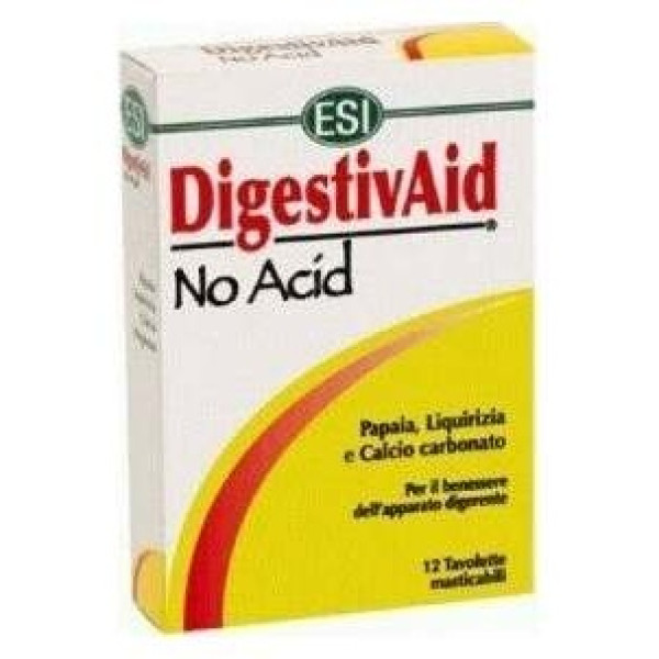 Digestivaid No Acid 12 Tabletas