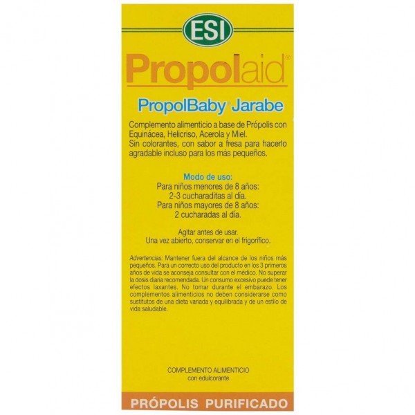 Propolaid Propolbaby Jarabe Sabor A Fresa 180Ml